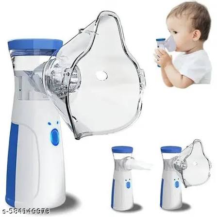 Portable Ultrasonic Rechargeable Mesh Nebulizer Machine for Kids & Adults