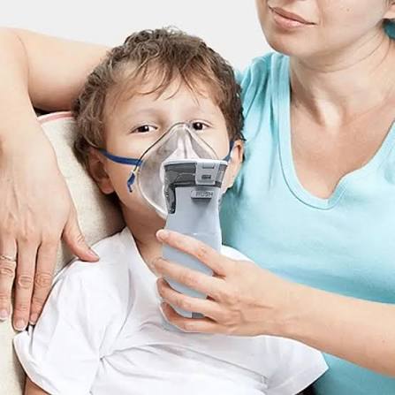 Portable Ultrasonic Rechargeable Mesh Nebulizer Machine for Kids & Adults