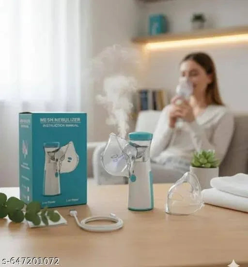 Portable Ultrasonic Rechargeable Mesh Nebulizer Machine for Kids & Adults